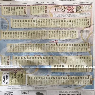 元号はいつからあるの？】元号の誕生やそれぞれの歴史を振り返る −平安時代まで | For Your Life 一番長い元号は昭和！ « Ｈａｐｐｙｒｅｃｉｐｅ