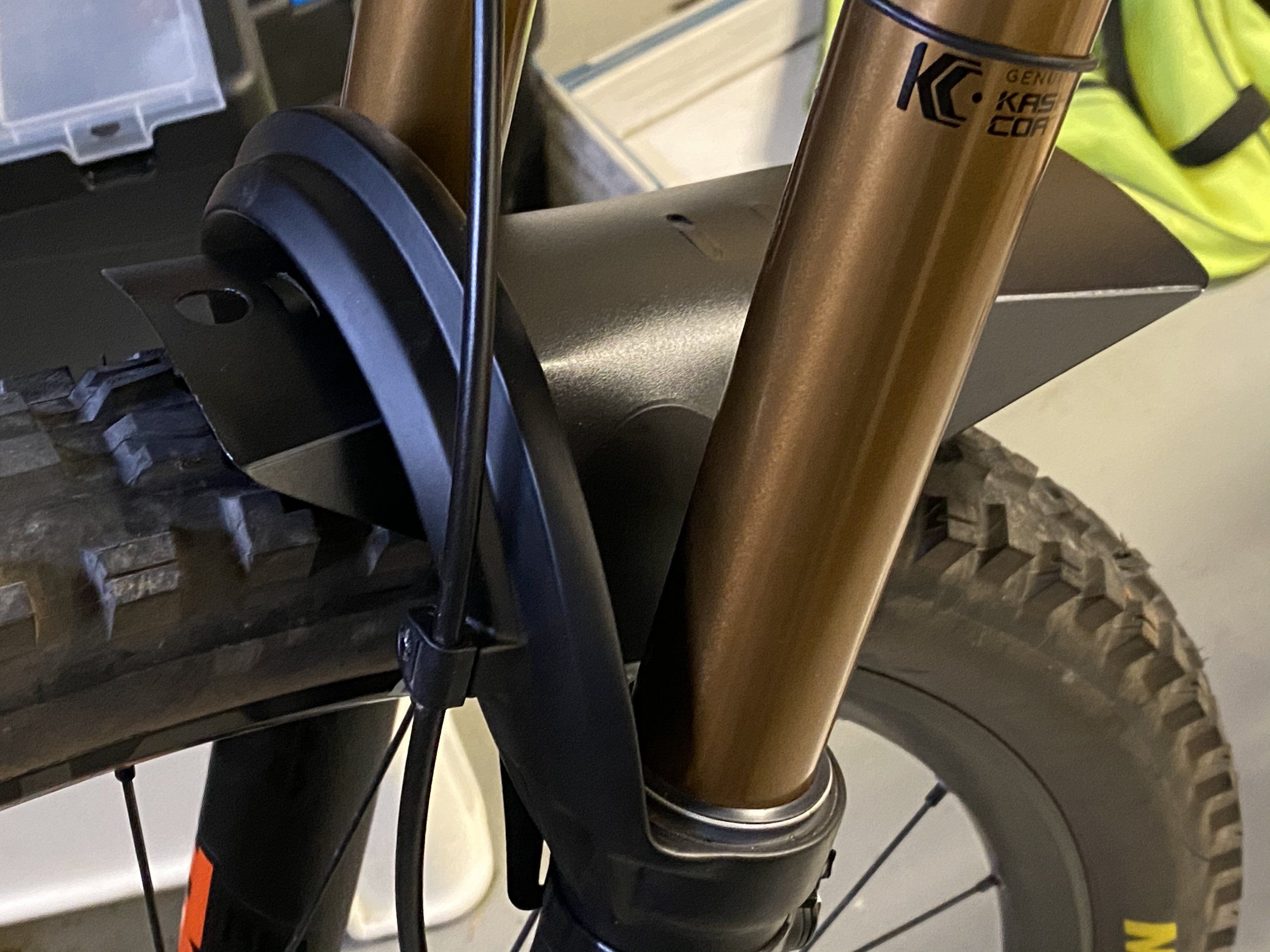 Fox 36 mudguard Happyride