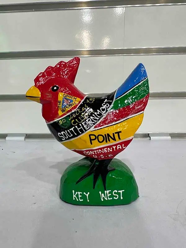 5 inch Southernmost Point Rooster Happy Rooster Gift Shop Key West