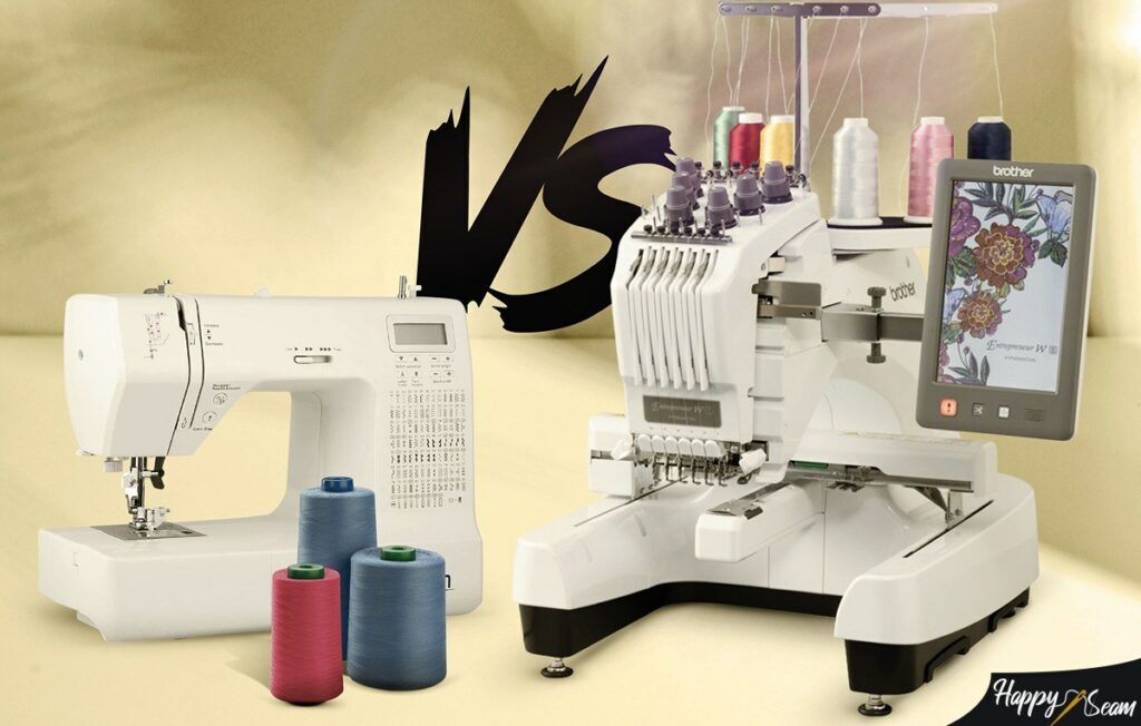Embroidery Machine vs Sewing Machine What's The Difference?