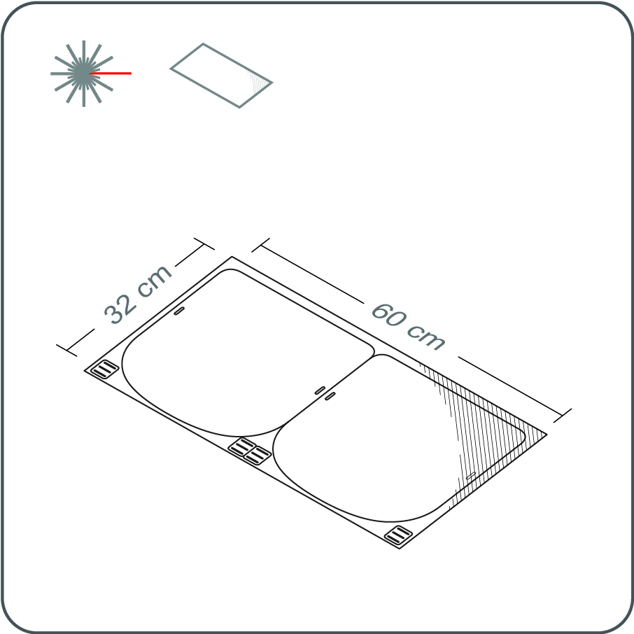 Lasercut and Pressure Creasing