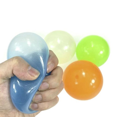 Globbles sticky balls fidget toy glow in the dark