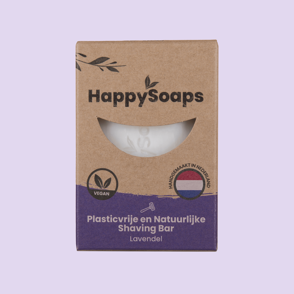 Lavender Shaving Bar HappySoaps Malta