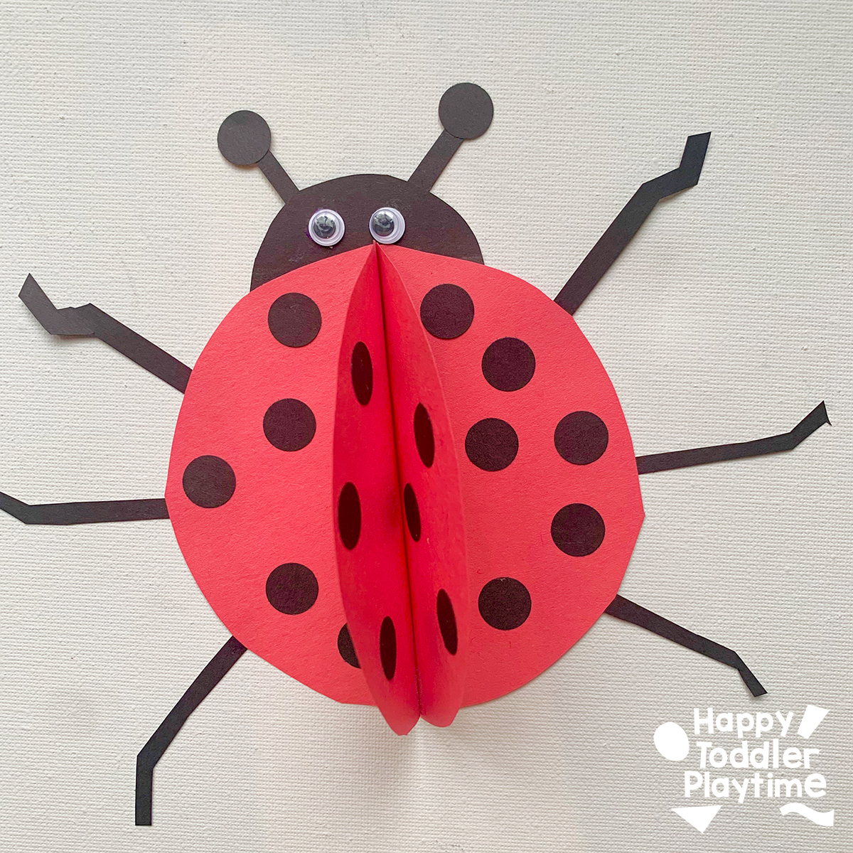 Simple Ladybug Crafts for Kids - Happy Toddler Playtime