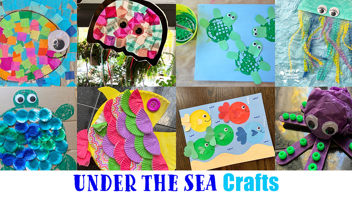 Under the Sea Crafts for Kids Happy Toddler Playtime
