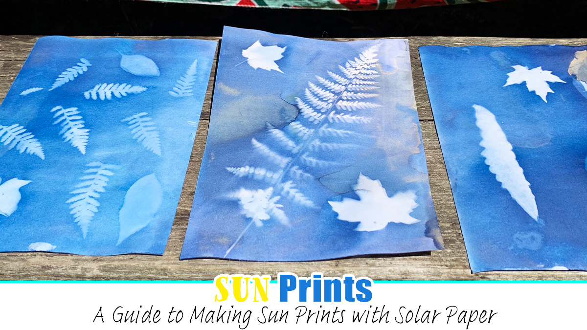 How to Make Sun Prints Happy Toddler Playtime