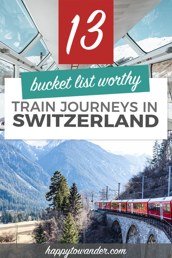 [Updated 2021] 13 Swiss Train Rides You Need on Your Bucket List! (The