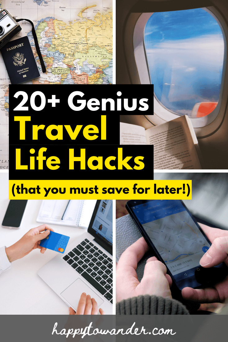 100+ Best Travel Life Hacks (That You NEED for Your Next Trip!)