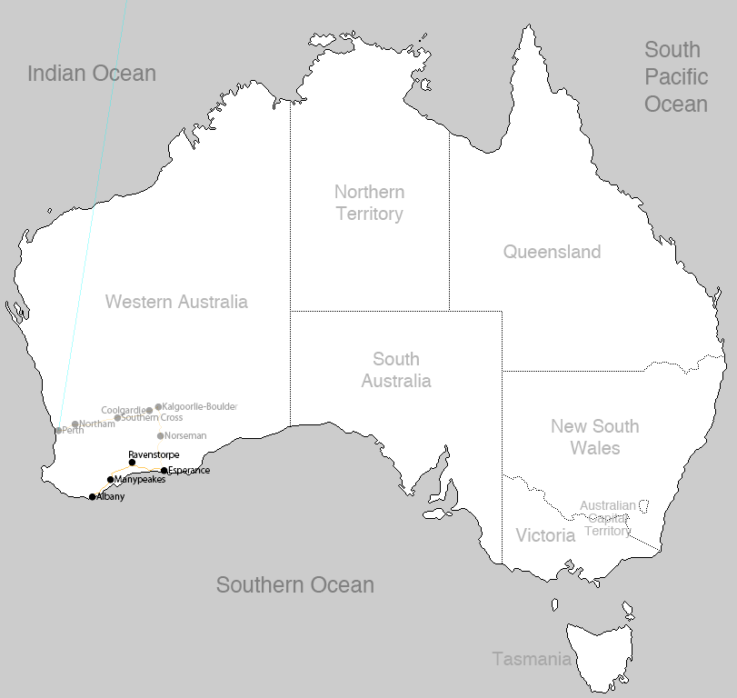 '01 Esperance to Albany
