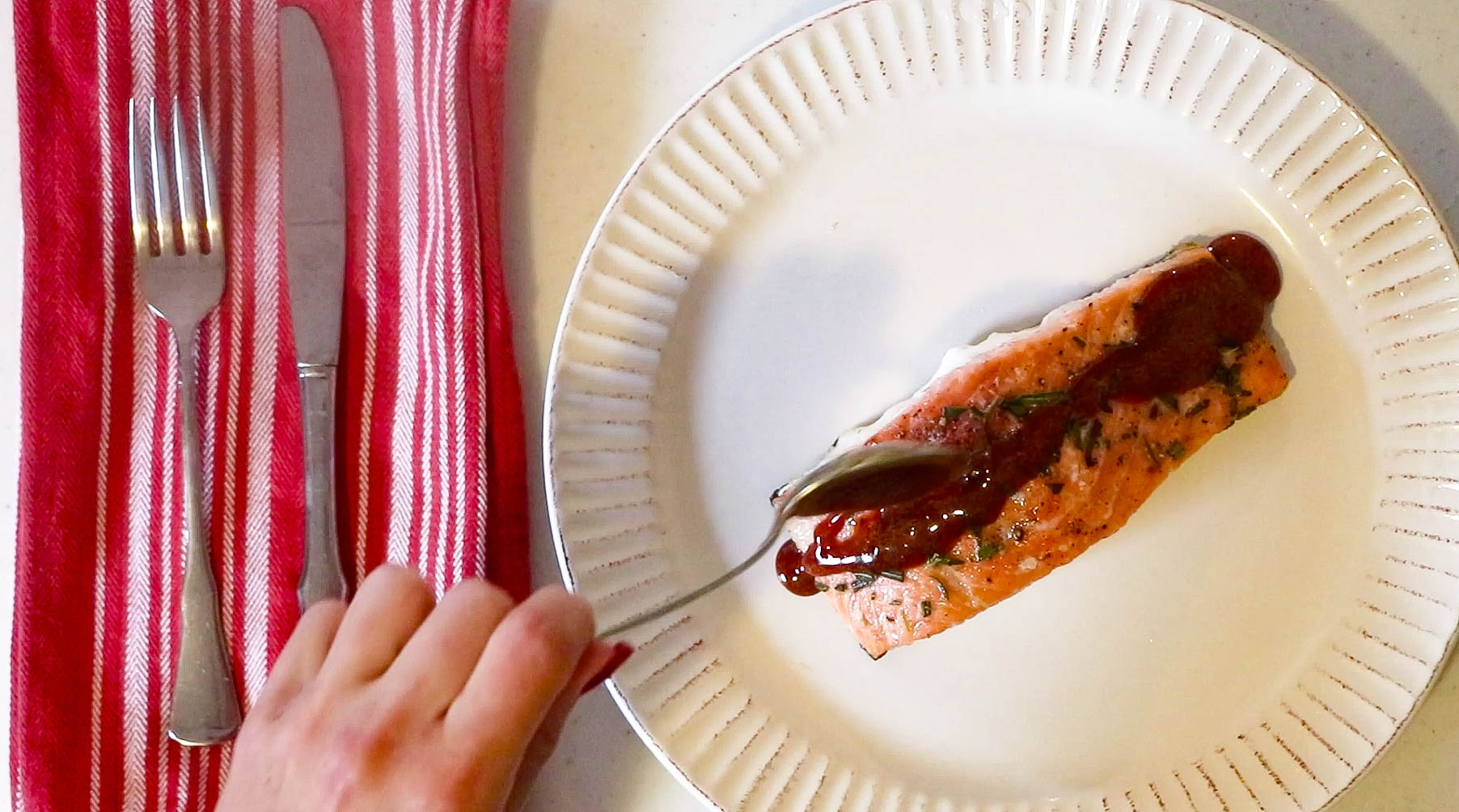 Roasted Salmon with Apple Cider Glaze • Harbor Fish Market