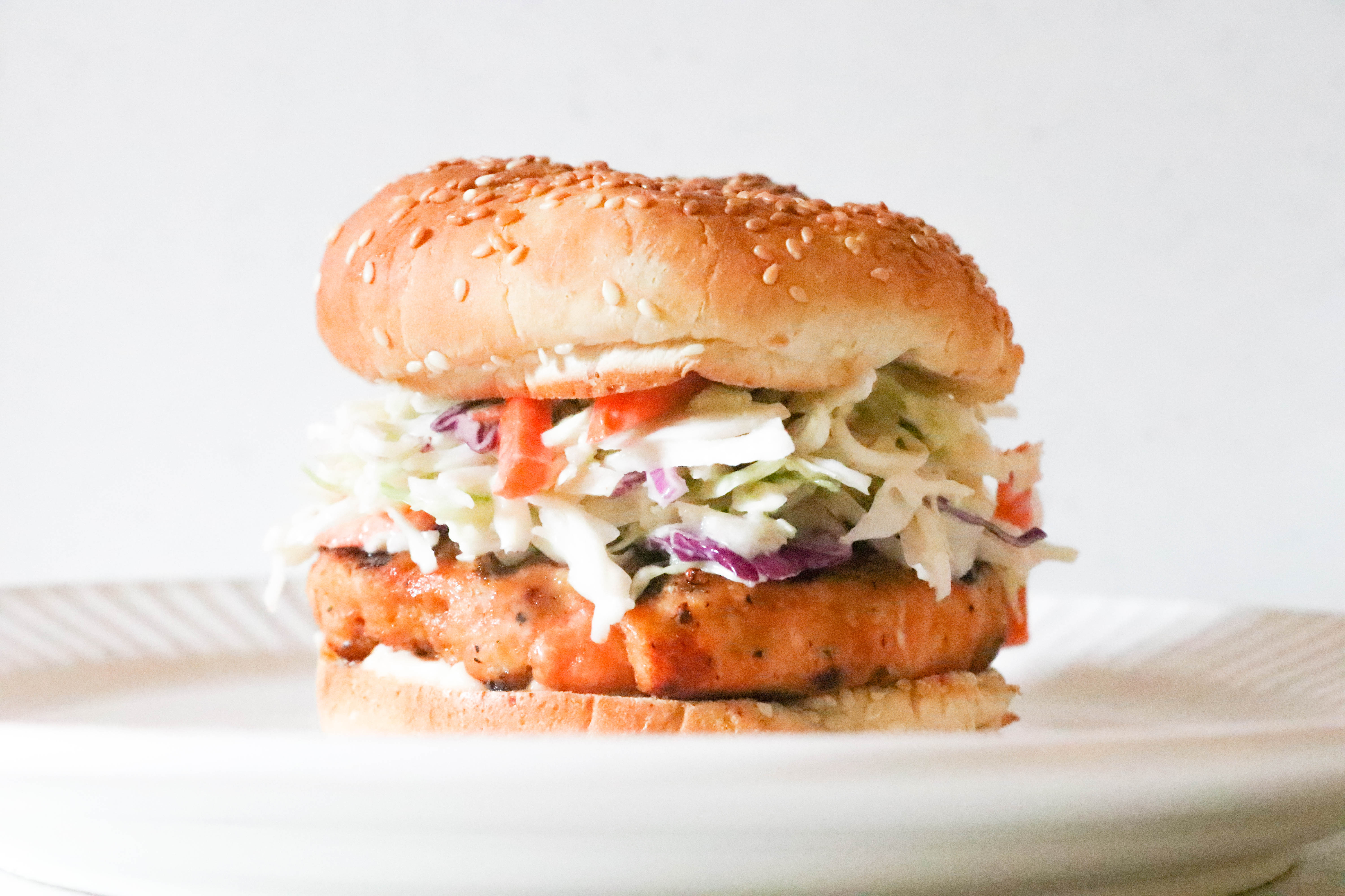 Teriyaki Salmon Burgers • Harbor Fish Market