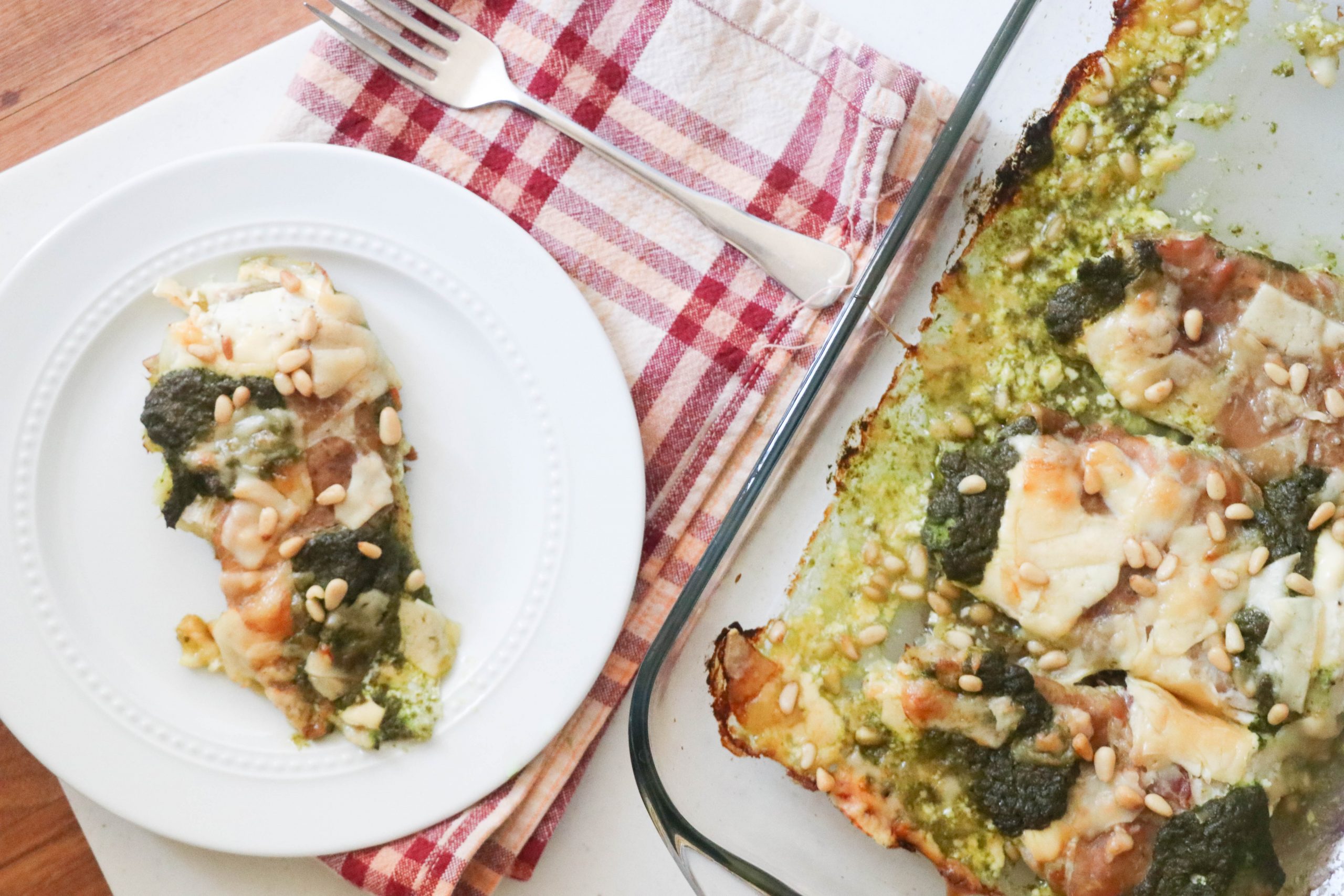 Prosciutto and Pesto Ocean Perch Gratin • Harbor Fish Market
