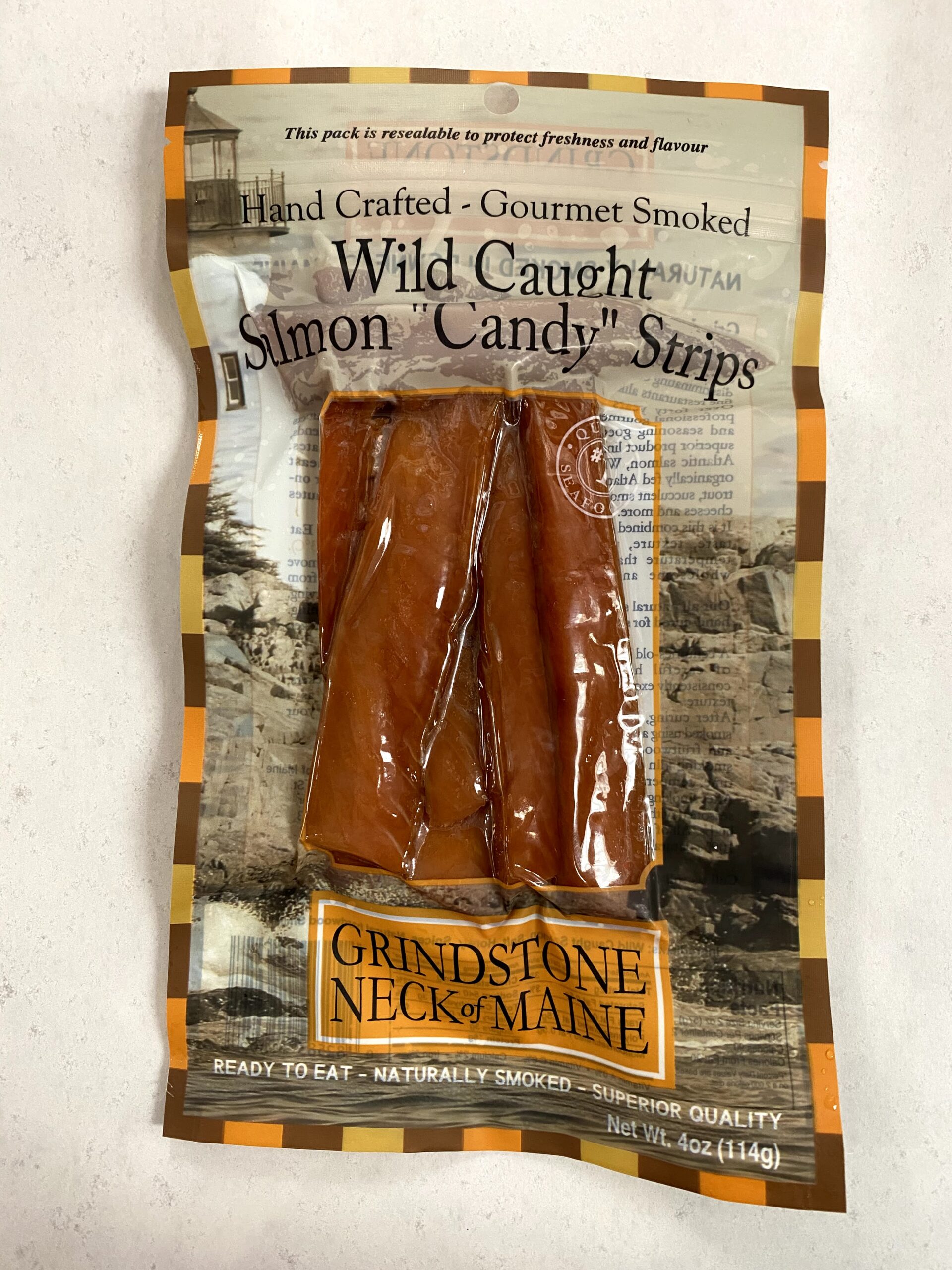 Grindstone Wild Caught Salmon Candy Strips • Harbor Fish Market