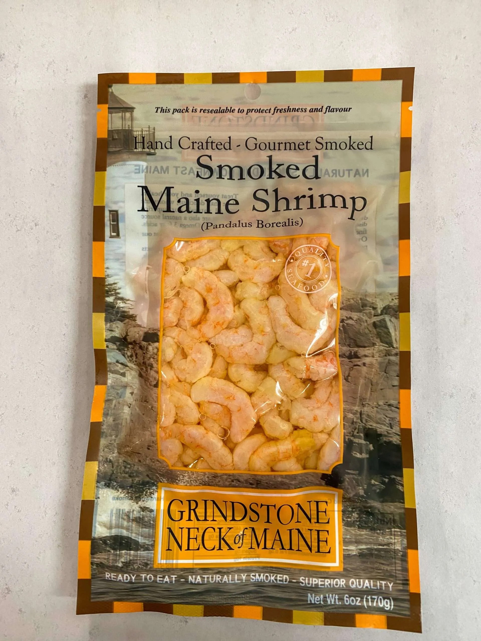 Grindstone Smoked Maine Shrimp • Harbor Fish Market
