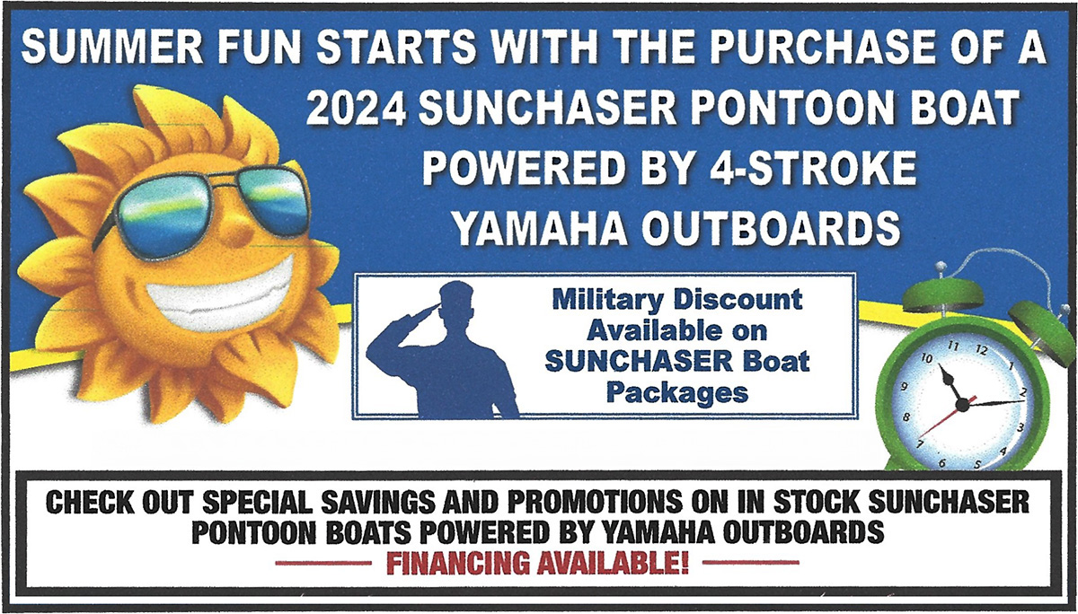 Sunchaser Pontoon Boats for sale Harbor Marine Ocean City Maryland