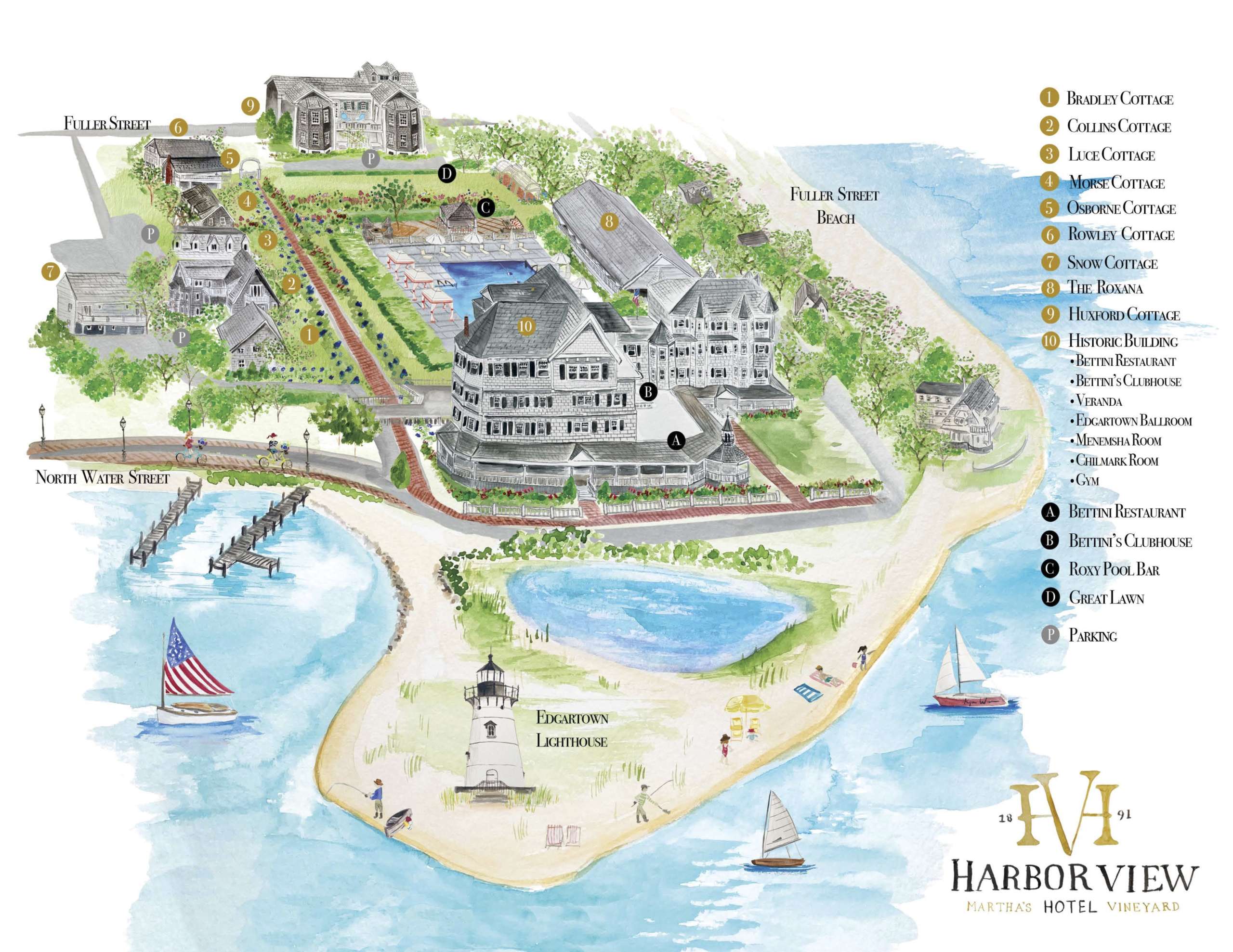 Property Map Harbor View Hotel