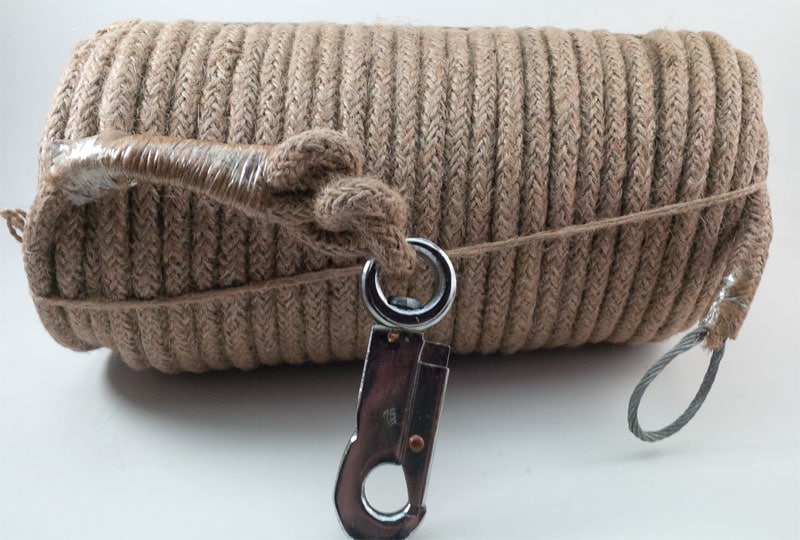 Fireproof Lifeline With Hook 8mm X 30m Harbour Supply