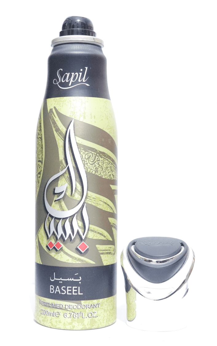 Sapil Baseel Arabic Perfumed Deodorant Body Spray 200ml