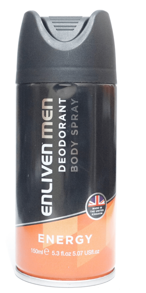 Enliven Men Energy Deodorant Body Spray 150ml For Men