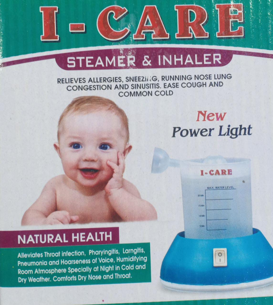 ICare Steamer And Inhaler For Lungs Relief