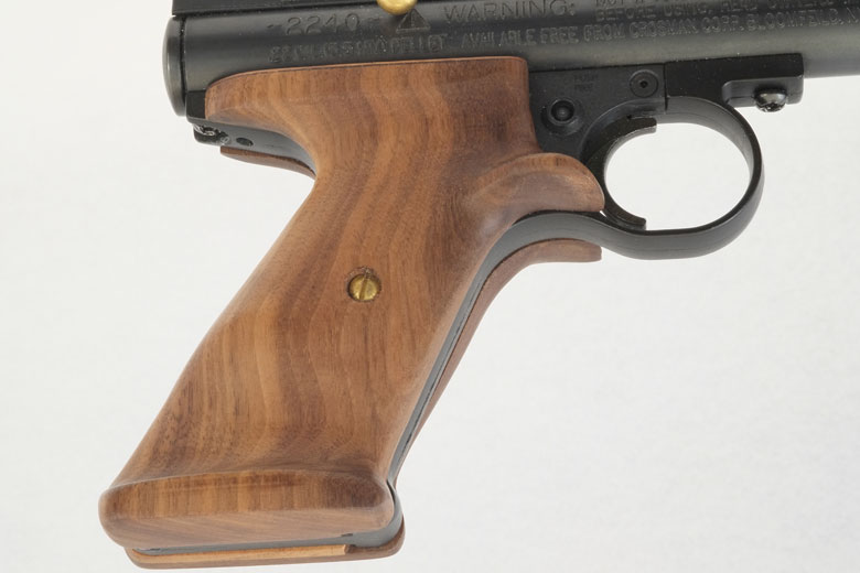 New Walnut Grips for Crosman and Benjamin Air Pistols.