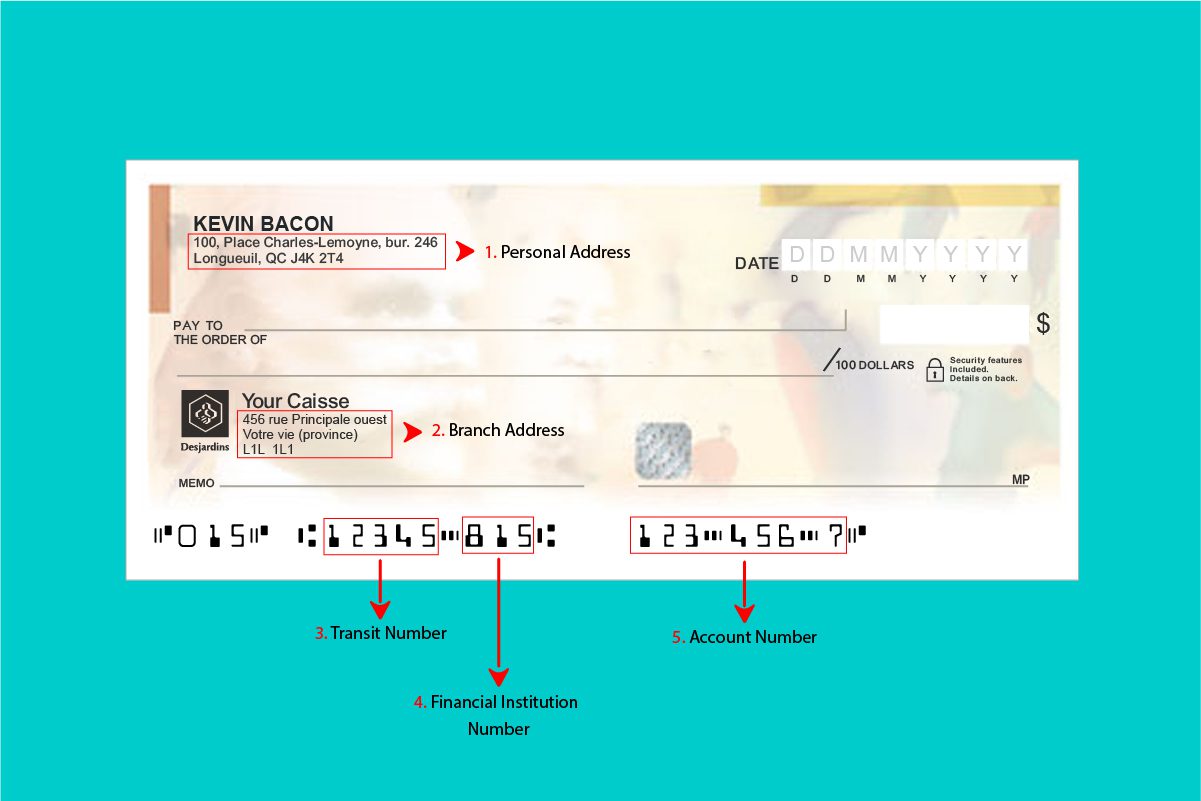 Desjardins sample cheque everything you need to know to find it and