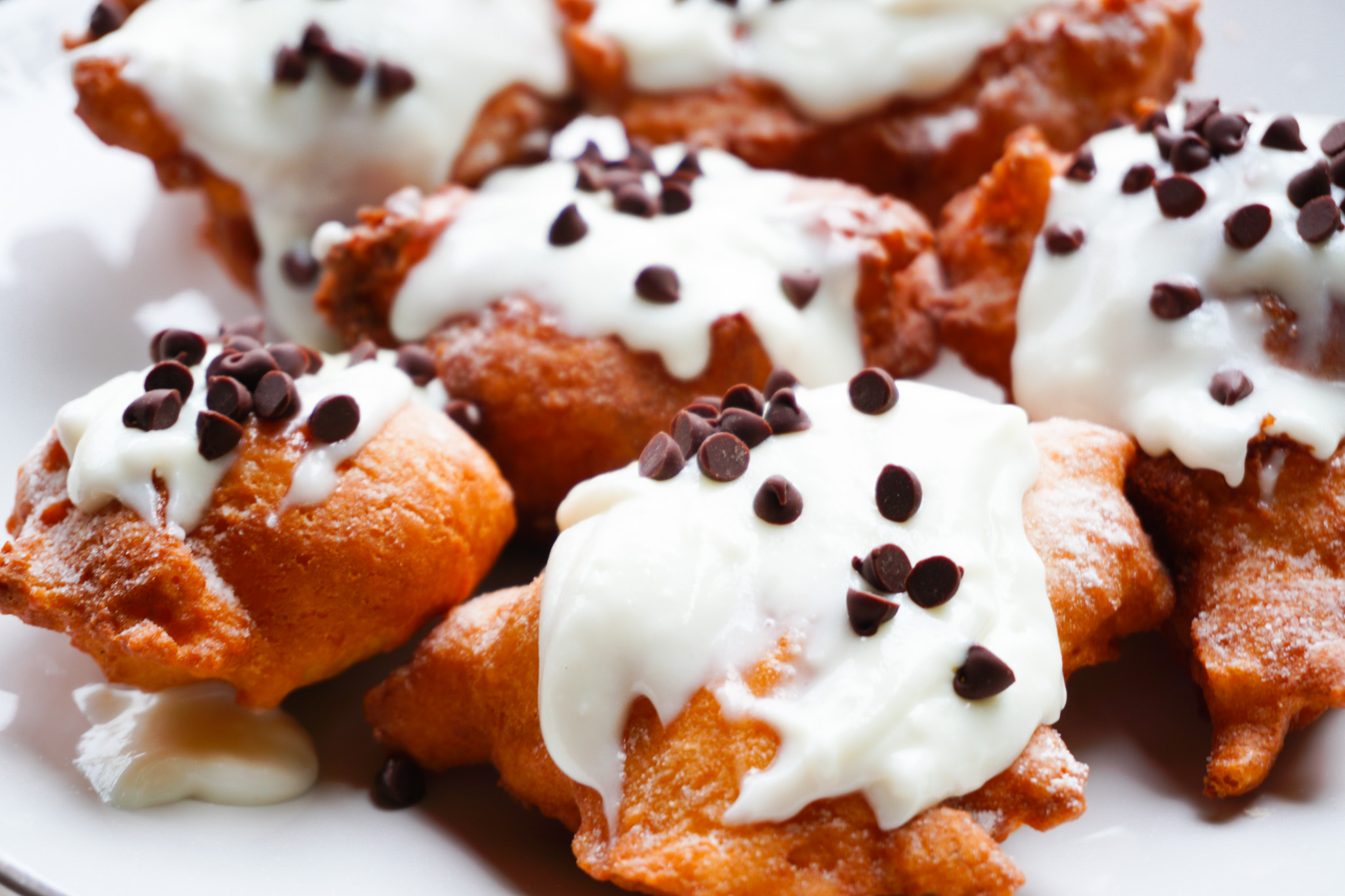 BEST Homemade Zeppole With Cannoli Cream Recipe 🍩 Hardcore Italians