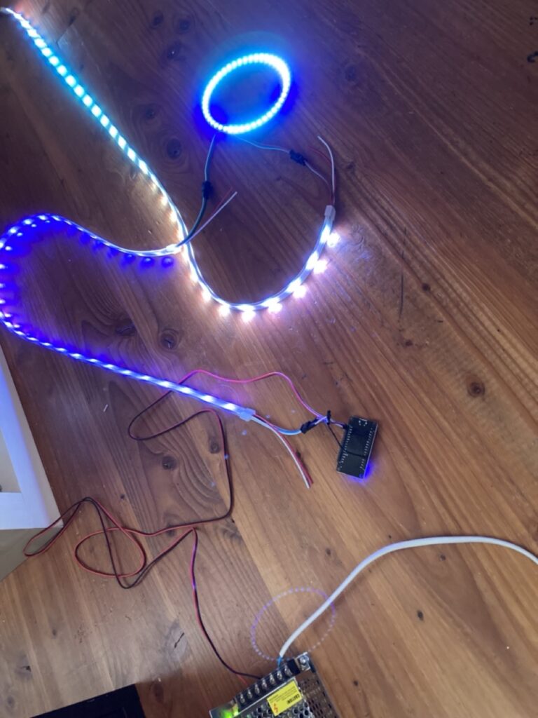 Waterrower Smartrow mit Herzfrequenz LEDs Glow Row Harder Better