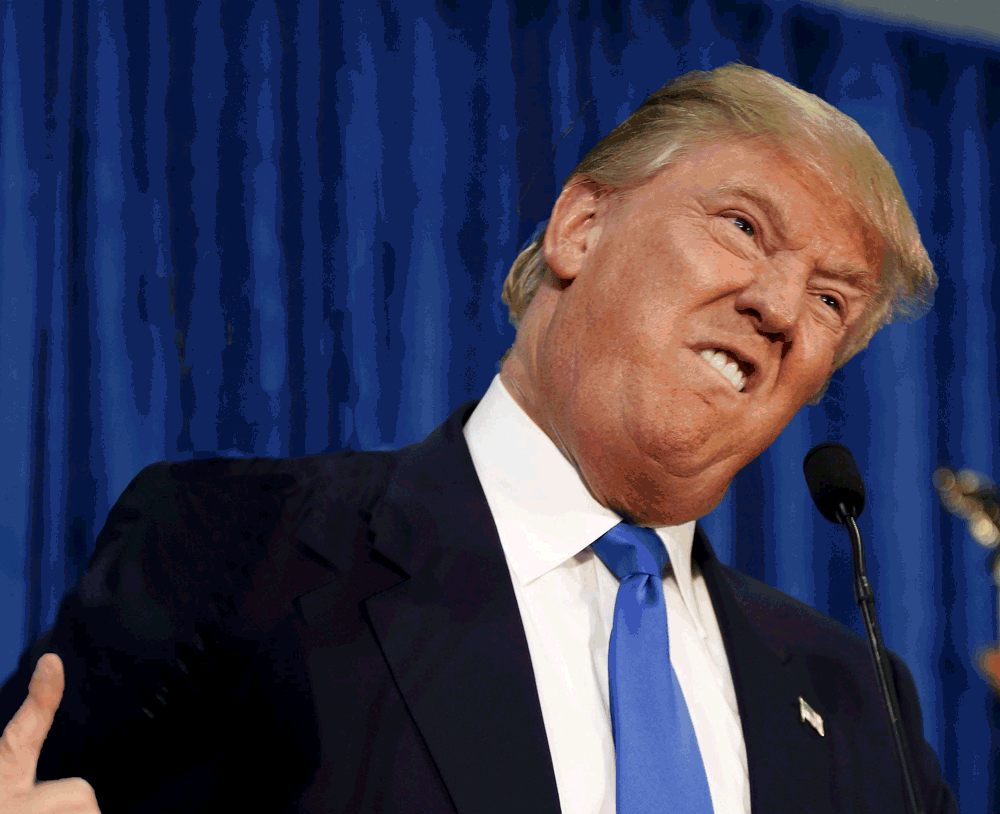 Hard//hoofd Trump wint Republikeinse strijd