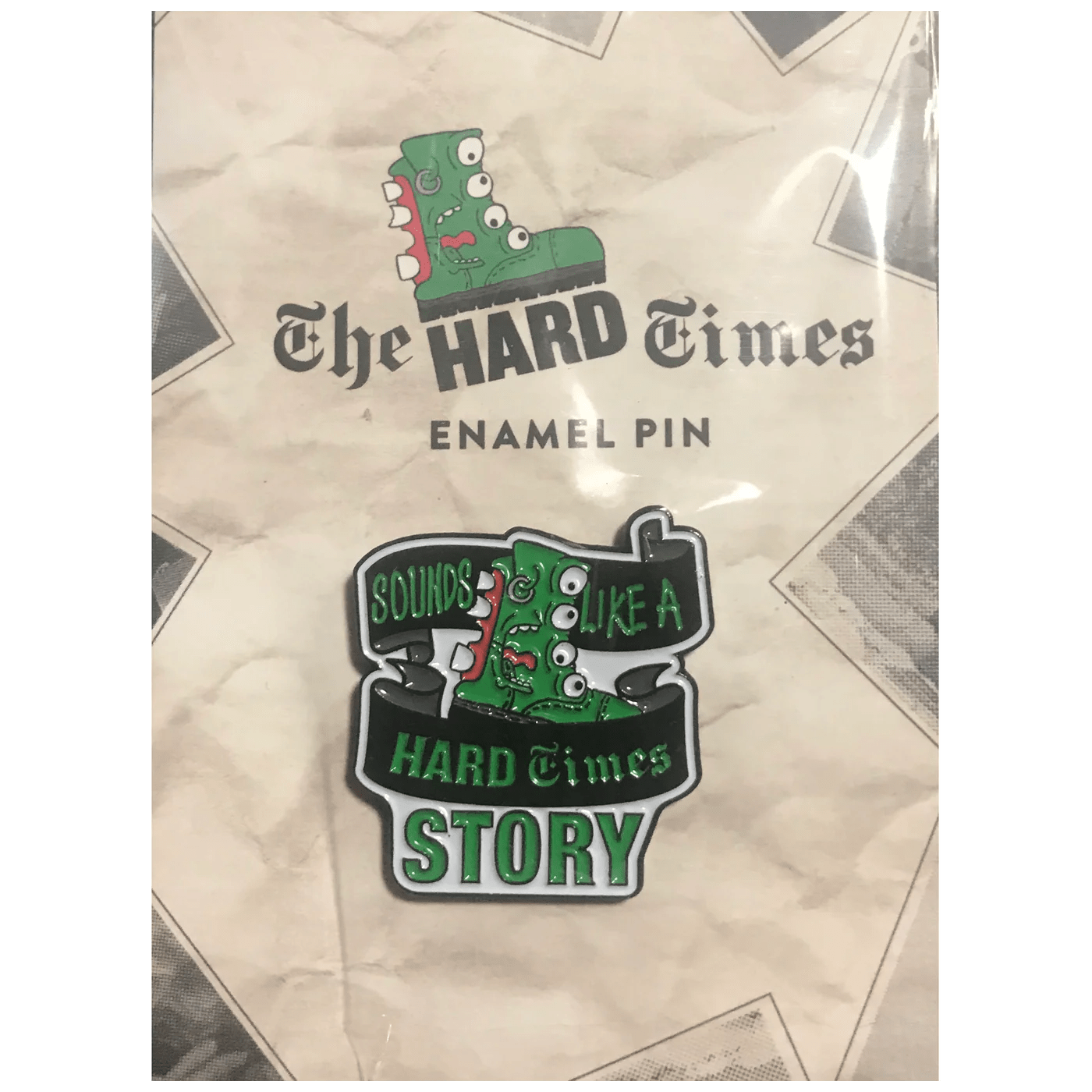 THE HARD TIMES ENAMEL PIN The Hard Shoppes