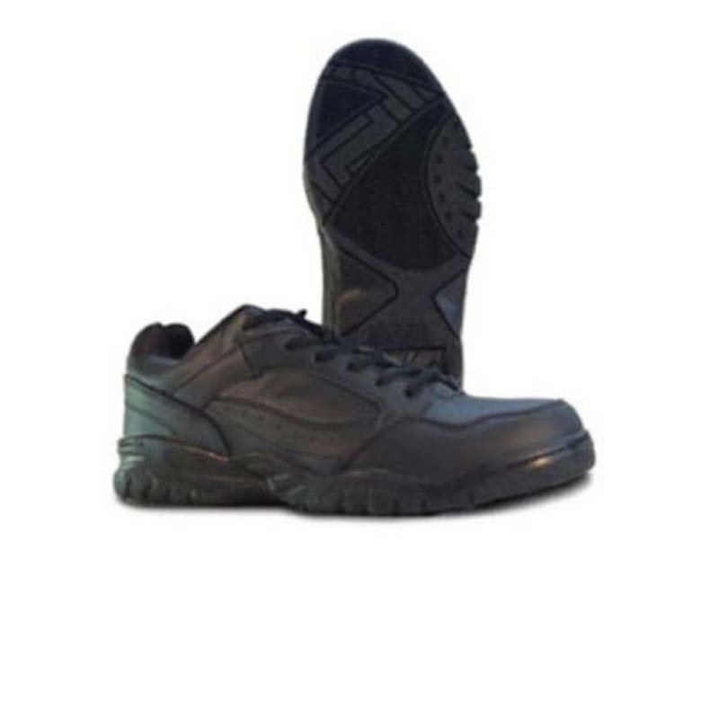 Leather Low Top Lace Up Athletic Shoe. Hard Time Products