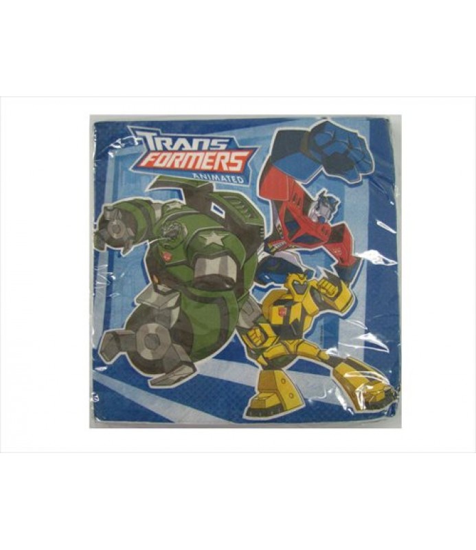 Transformers Animated Lunch Napkins (12ct)