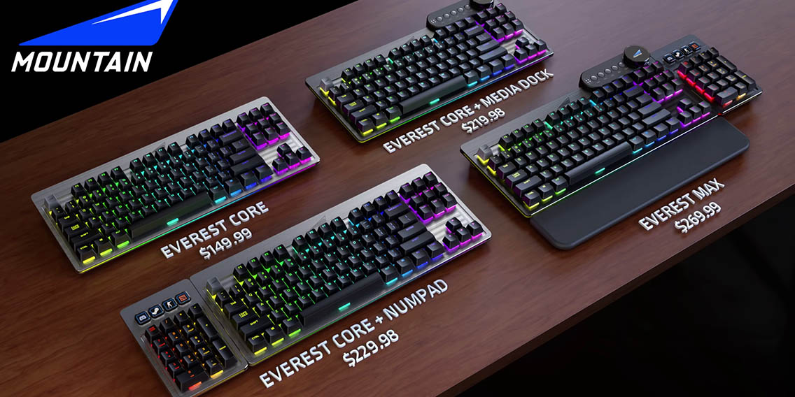 The FUTURE of Gaming Keyboards is Here Mountain Everest Review
