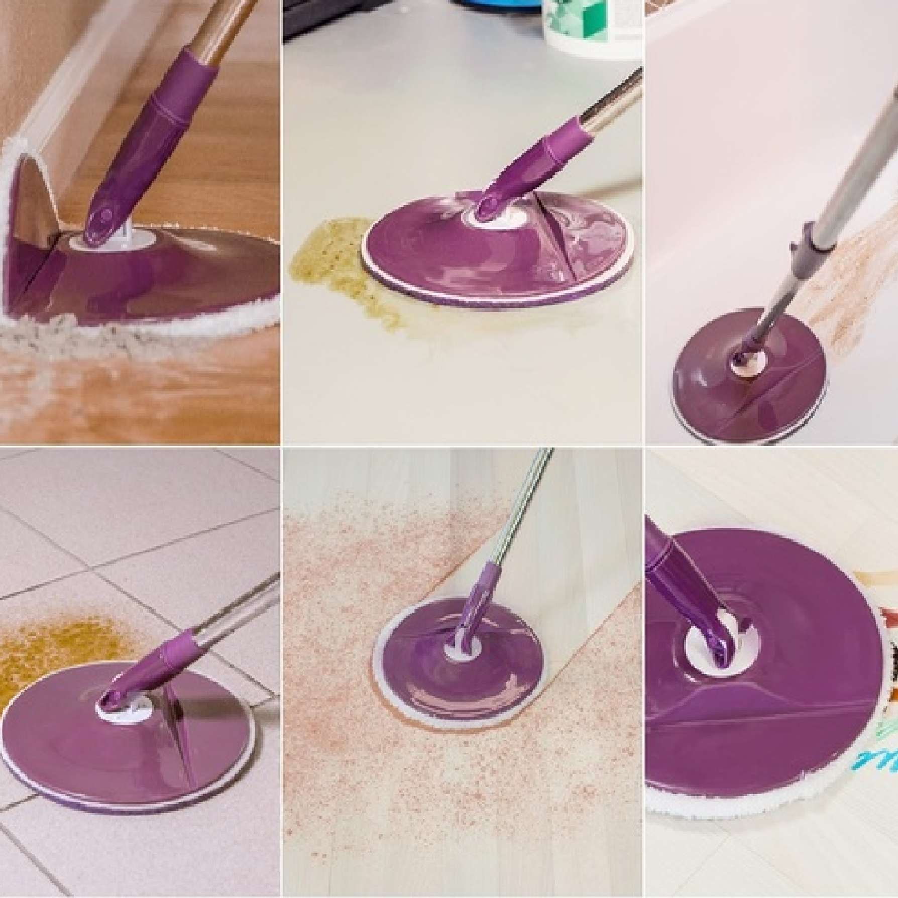 JML Ultimo Airlift Mop Lightweight Microfiber Spin Mop