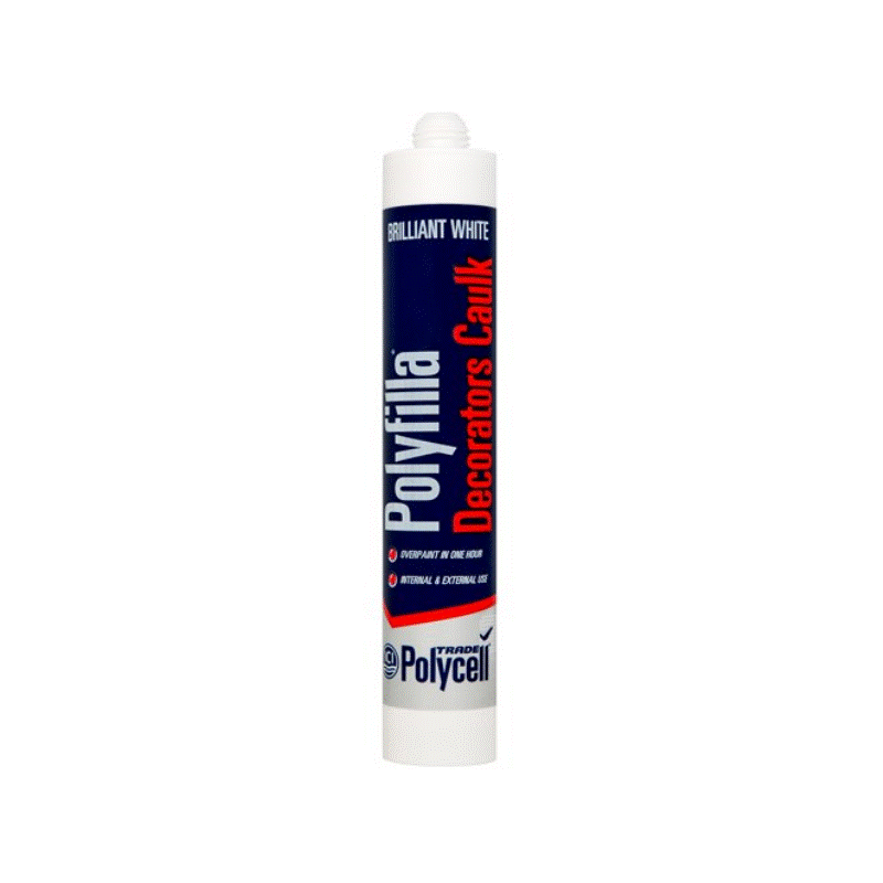 Polycell Polyfilla Decorators Caulk White 380ml Hardware Heaven
