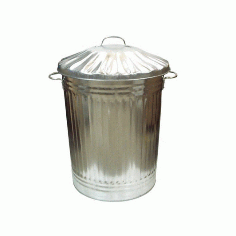 Ambassador 90 ltr Galvanised Bin with Steel Lid Hardware Heaven