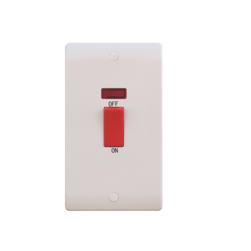 45 Amp Cooker Switch DP + Neon Hardware Heaven