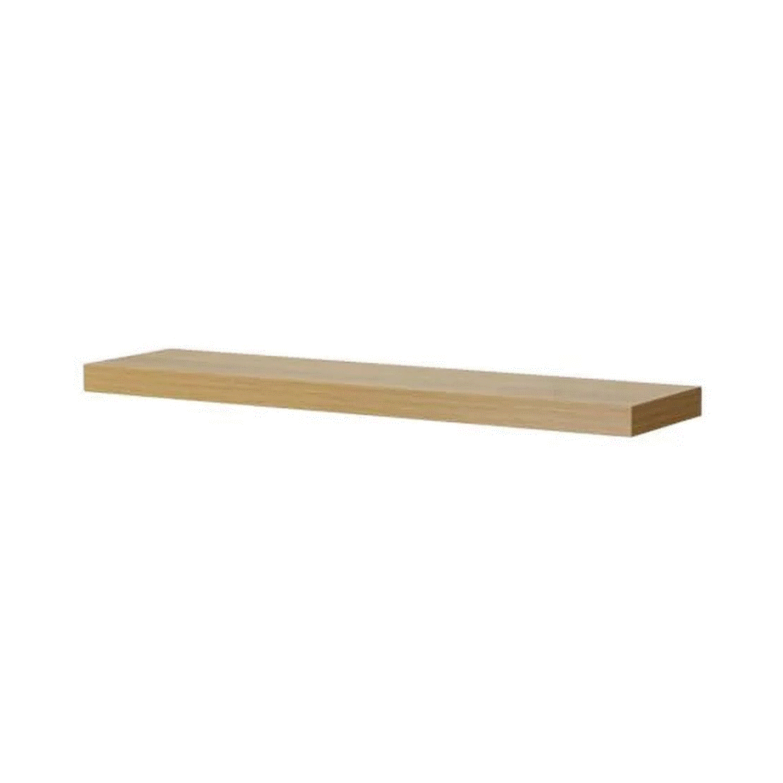120cm oak effect floating shelf Hardware Heaven