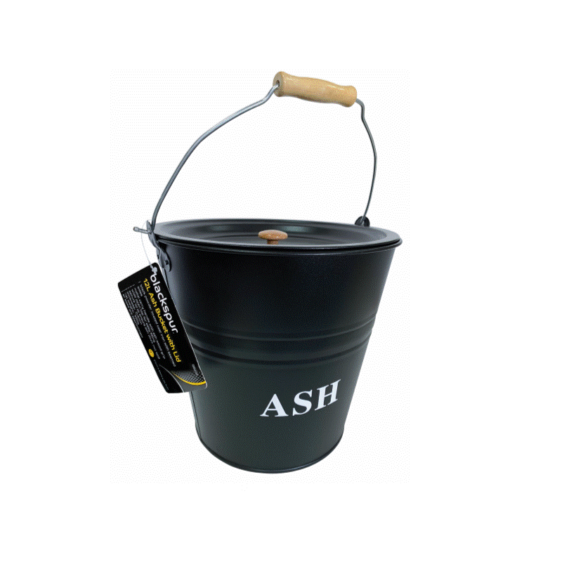 12Lt Ash Bucket & Lid GB209 Hardware Heaven