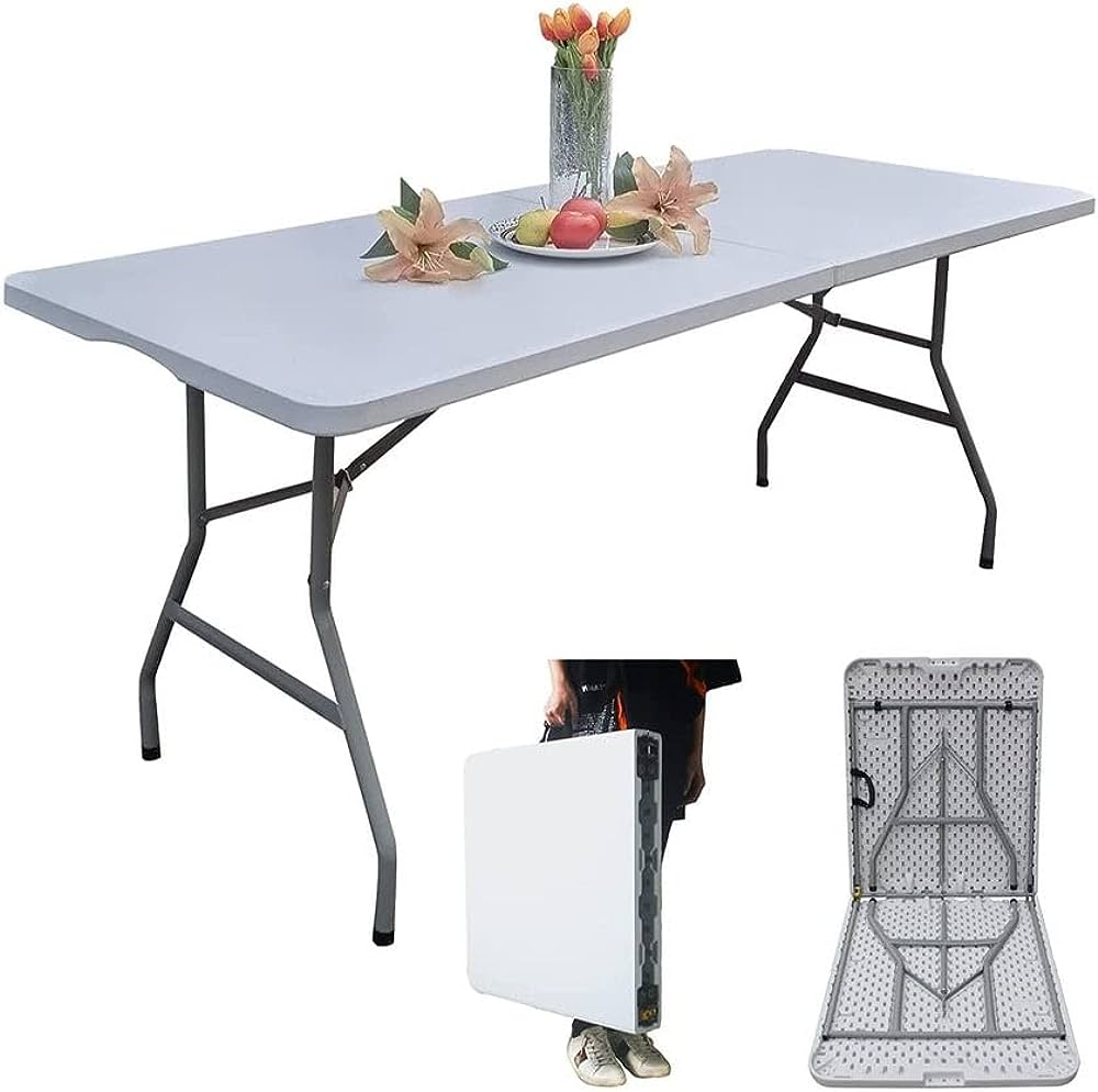 1.8m (6 ft) Heavy Duty Folding Table Hardware Heaven