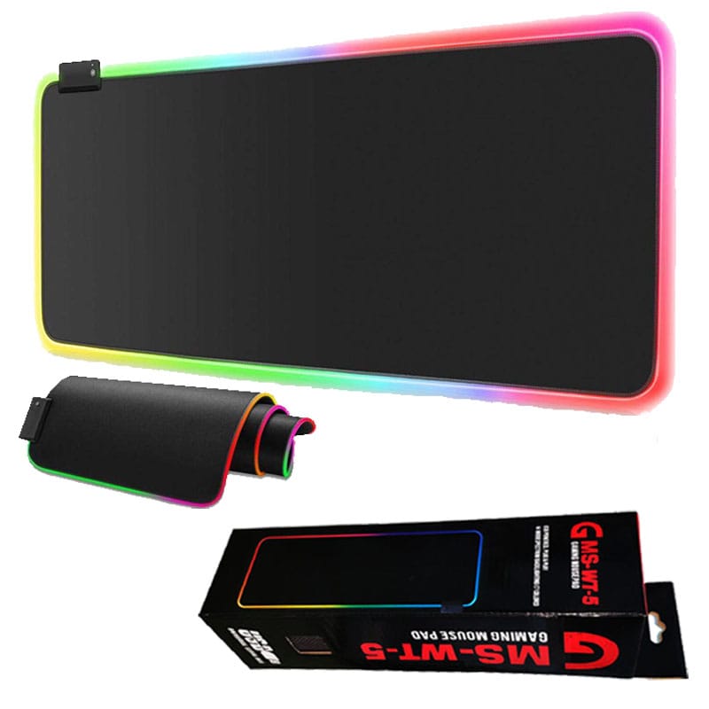GMS WT5 RGB Gaming Mouse Pad Extended Size 80x30 CM For Keyboard