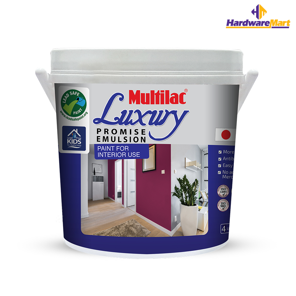 Emulsion Paint Brilliant White Interior Luxury Paint (1Ltr 10Ltrs