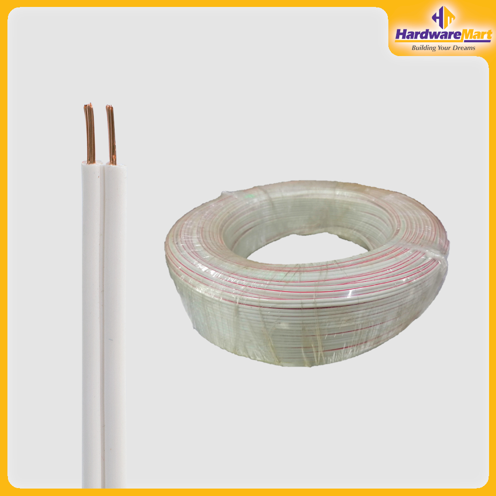 Wire 16/0.2mm Parallel Twin Wire Cu/PVC 0.5mm2 (Speaker Wire) Kelani