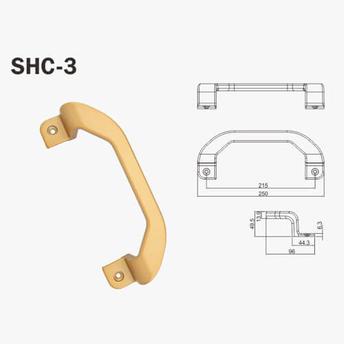 Sliding Door Hollow Pull Handle SHC5 Aluminium Handle
