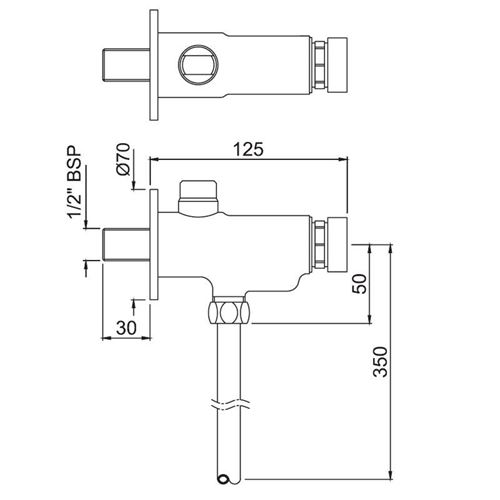Buy Jaquar Urinal Valve Auto Closing System Pressmatic Taps