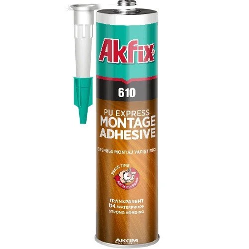 Akfix 610 PU Express Montage Adhesive (Transparent) Hardware Shop