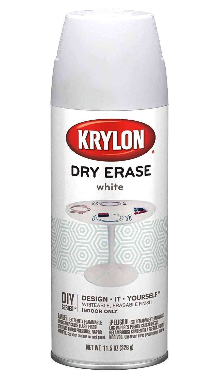 Buy the Krylon 3942 Dry Erase Paint, White 12 oz Aerosol Cans