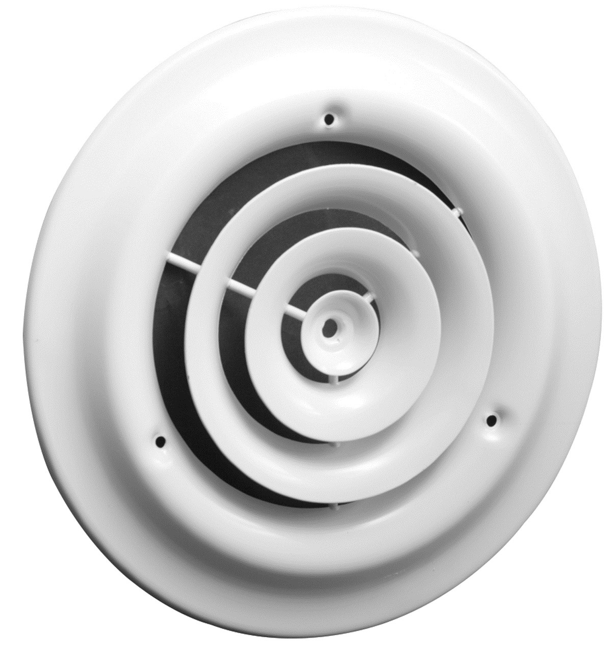 Buy the Hart & Cooley 1500W6 Round Ceiling Diffuser, White 6 inch