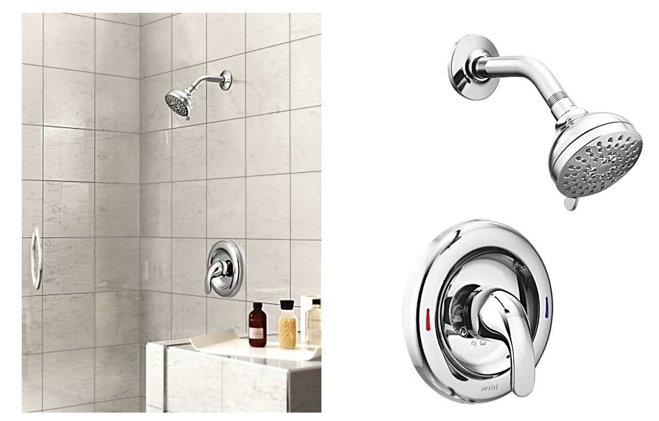 Buy the Moen 82604 Adler PosiTemp Single Handle Shower Faucet Chrome