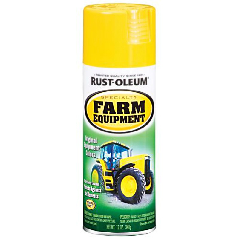 Buy the RustOleum 7449830 Caterpillar Yellow Spray Paint Hardware World